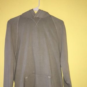 Long grey/green hoodie